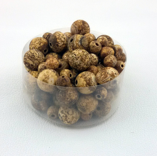Brown Agate Beads, Round Beads, Bark Beads, Semi Precious Beads, Loose Beads, 6mm, Natural Agate, Gemstone Beads, Matte Bead