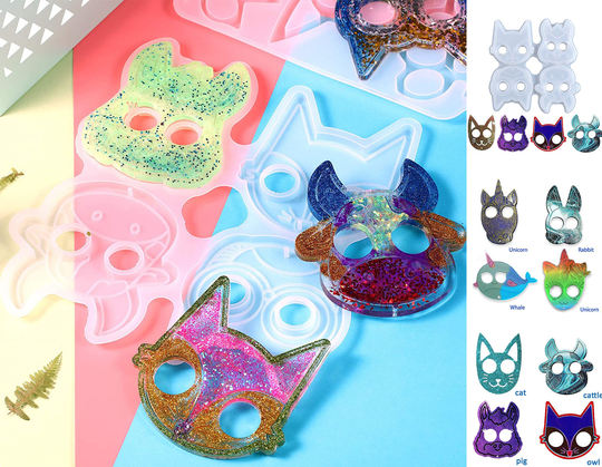 Knuckle Keychain Mold, Cute Animals Finger Unicoran Safe Touch Tool Diy, Handmade Gifts