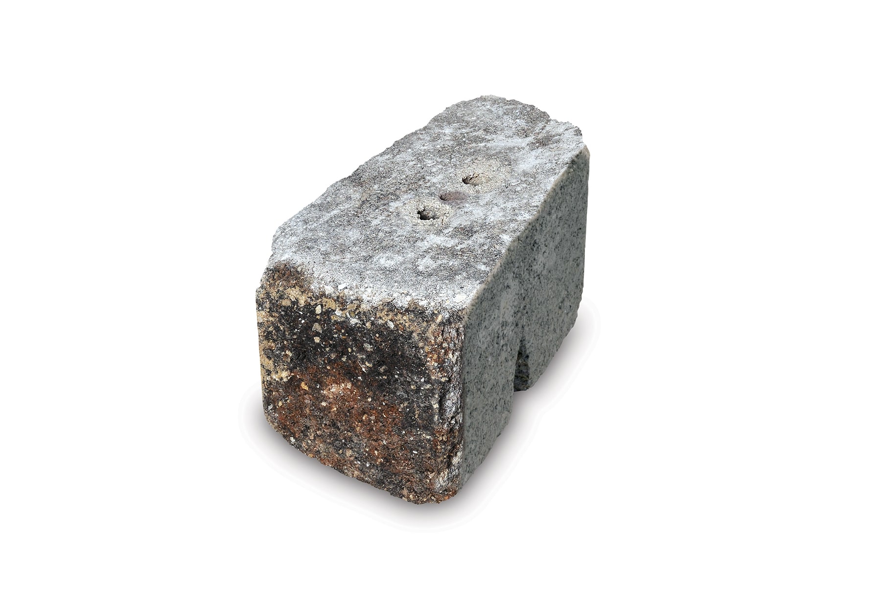 Lowe's 6-in L x 6-in H x 10-in D Sierra Blend Retaining Wall Block in Gray | RET0955X0000A