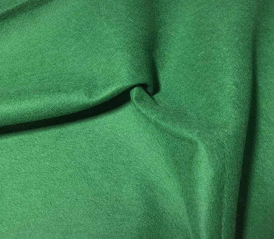Grassy Meadow Green - Wool /Rayon Blend Felt Fabric