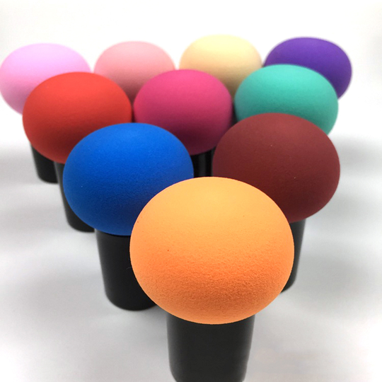 Mushroom Head Shape Blender Foundation Contour Base Powder Puff Makeup Tool - matcha green*