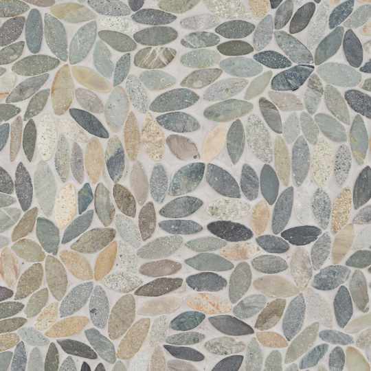 Artmore Tile Landscape Dark Blend 3-in x 6-in Pebble Stone Look Floor and Wall Tile Sample | EXT3RD107428
