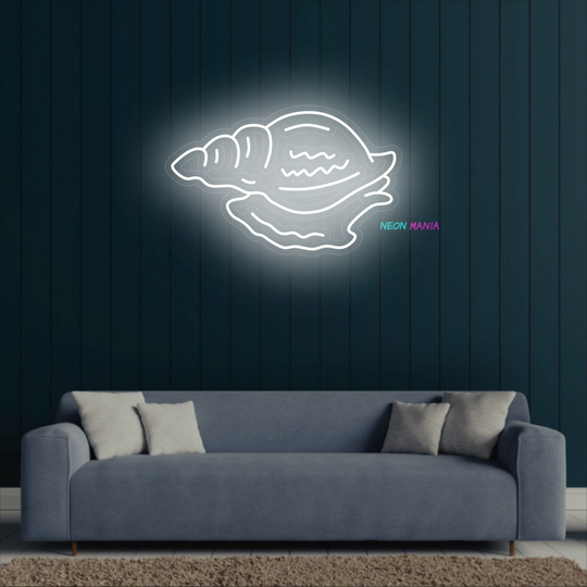 Shellfish Neon Sign, Seafood Led Marine Lights, Sea Animals Bespoke Led, Underwater World Light Up
