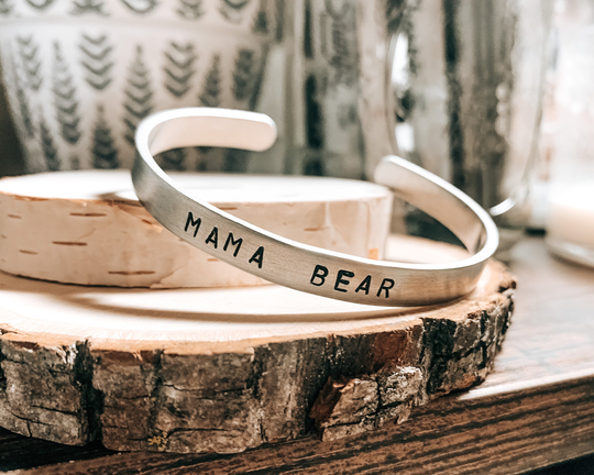 Mama Bear Cuff Bracelet