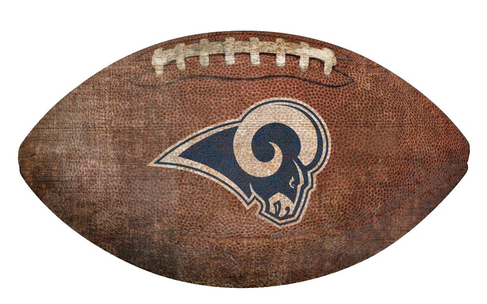 Fan Creations Los Angeles Rams Frameless 12-in H x 6-in W Sports MDF Print | N0911-LAR