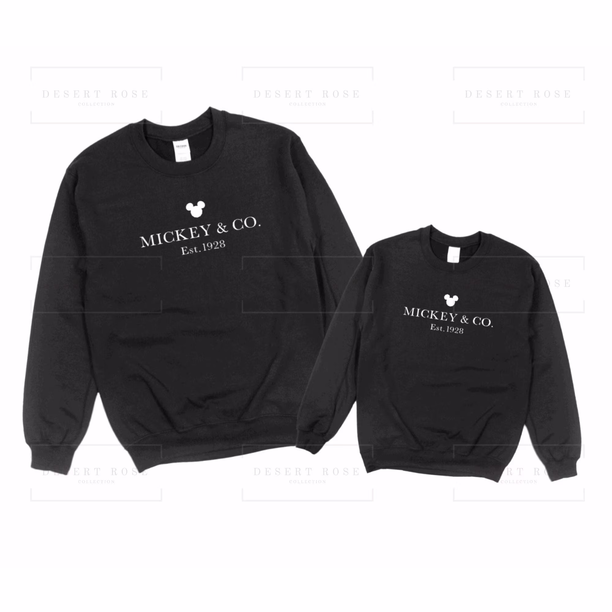 Unisex Matching Sweatshirts, Oversized Sweatshirts, Mickey & Co Sweatshirts