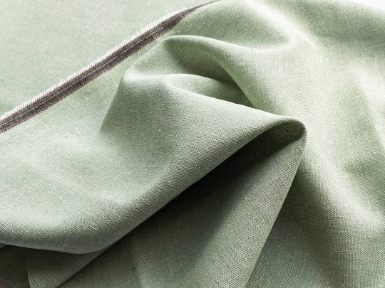 Essex Linen Fabric, Cotton Blend, Robert Kaufman Linen Fabric By The Yard, Green Linen, Quilting Apparel Fabric, Seafoam