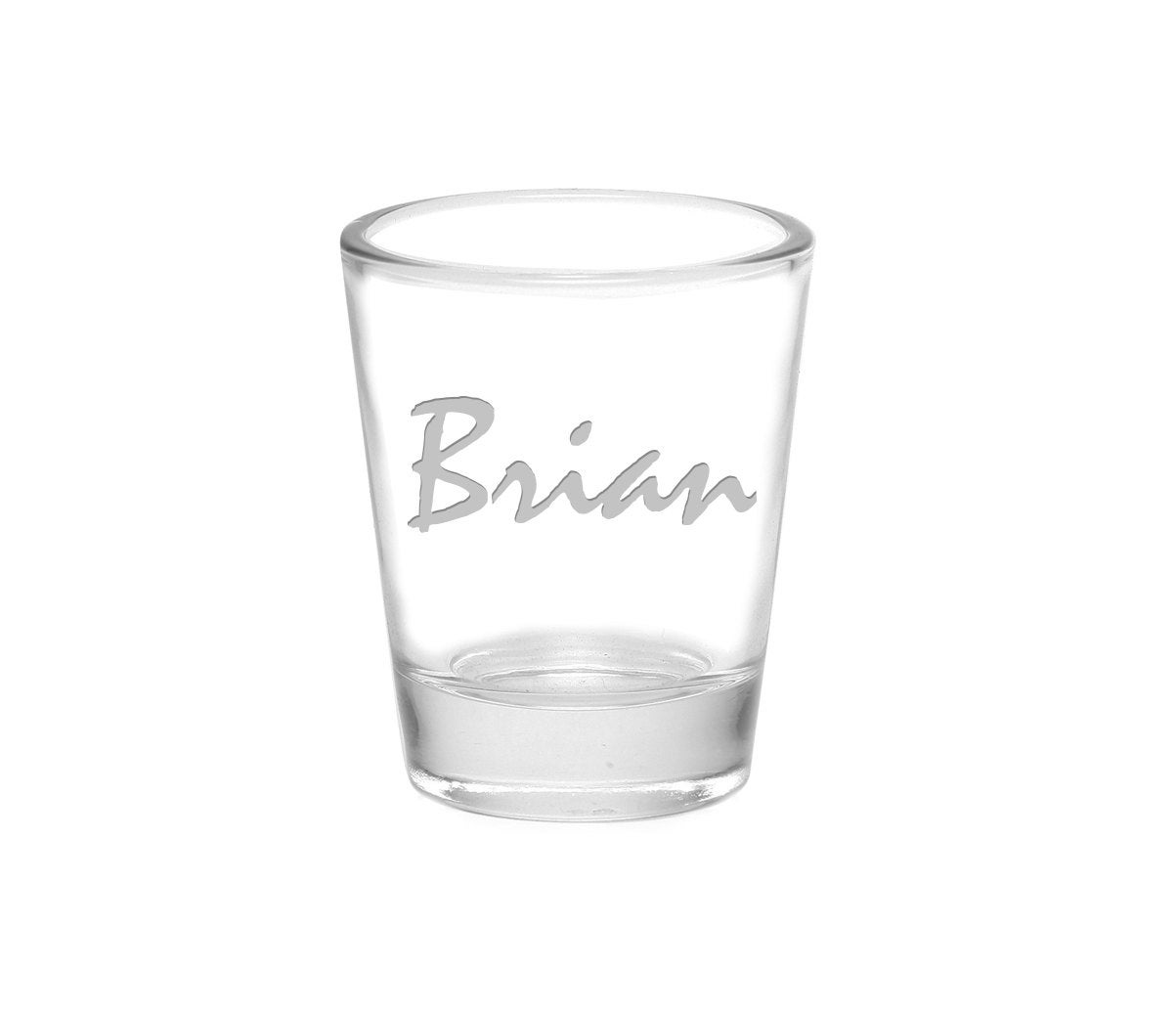 Set Of 12 Custom Laser Personalized Shot Glass, Ships Fast, Wedding Favor, Monogram