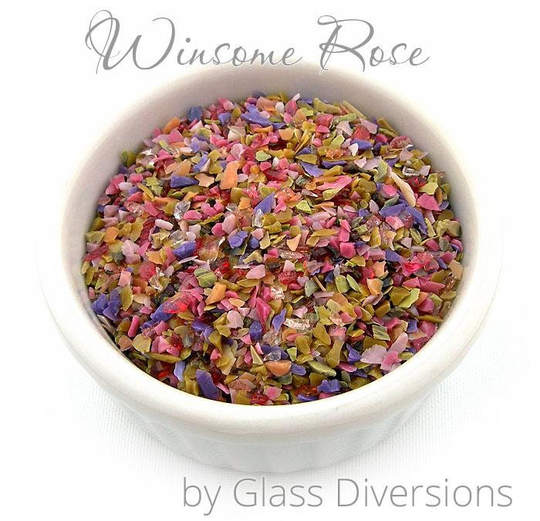 Winsome Rose Frit Blend Coe 96
