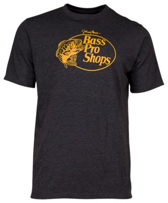 Bass Pro Shops Tri-Blend Logo Short-Sleeve T-Shirt for Men - Charcoal - L
