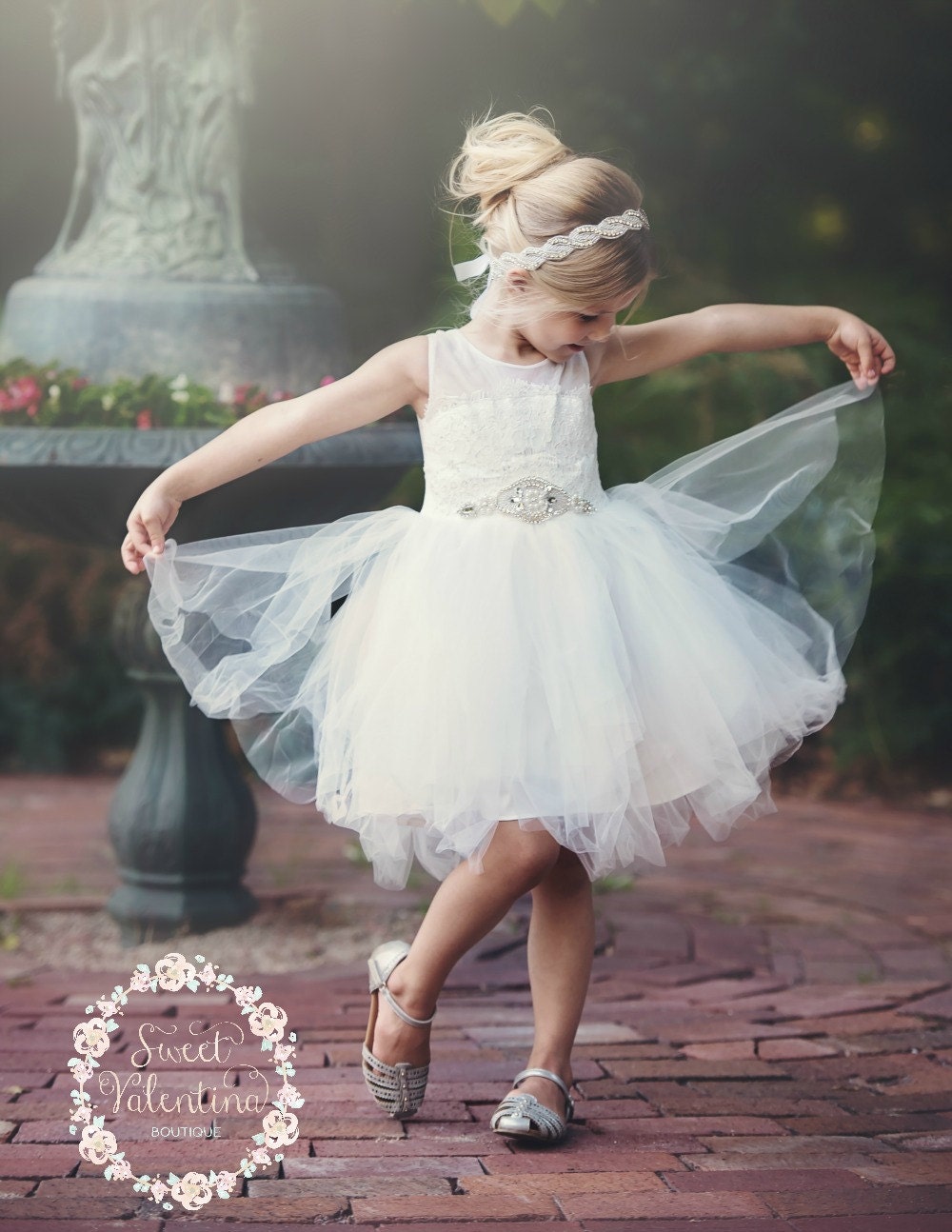 stunning White Lace Dress, Tulle Flower Girl Dress, Rustic Dress, Girls Dresses, Girls Fancy Dress, Flower Lace Dresses. 228