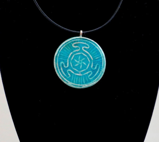Hecate Raku Pendant