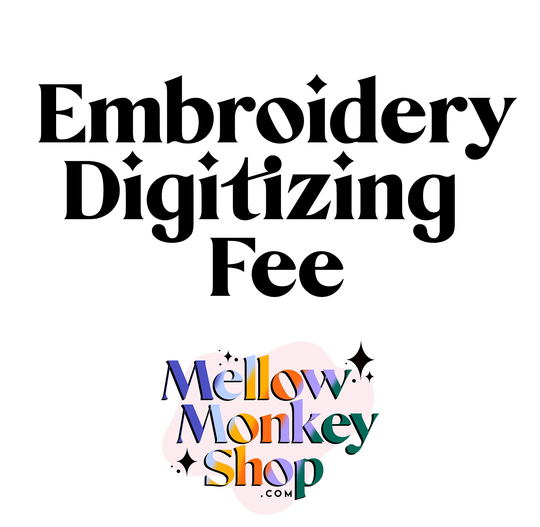 Embroidery Digitizing Fee | Level 1 Simple One Color Design