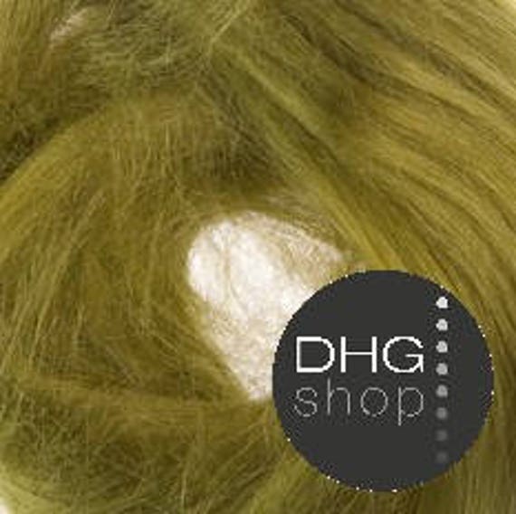 Ramie, China Grass, Vegetable Silk For Felting & Spinning Olive Green 1 Oz
