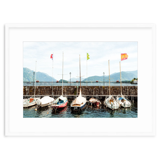 Barche Di Menaggio | Lake Como Italy Framed Wall Art Fine Photography
