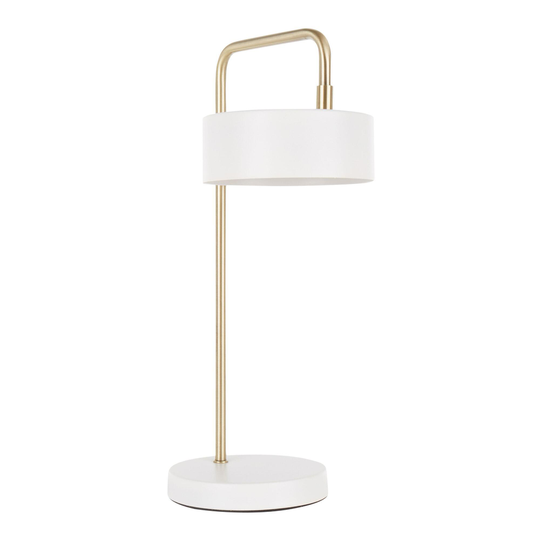 Black and Gold Metal Clarence Task Lamp: Black/Gold by World Market