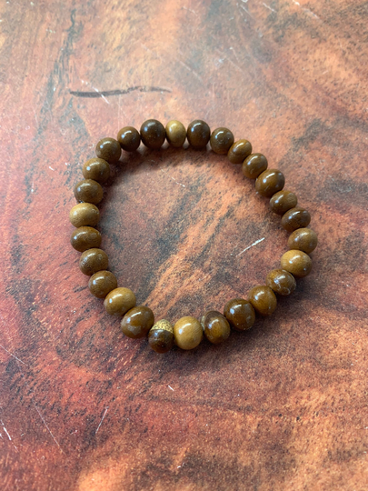 Repurposed Field Hockey Stick Bracelet Made From The Mulberry Head Of A Wood Field Hockey Stick
