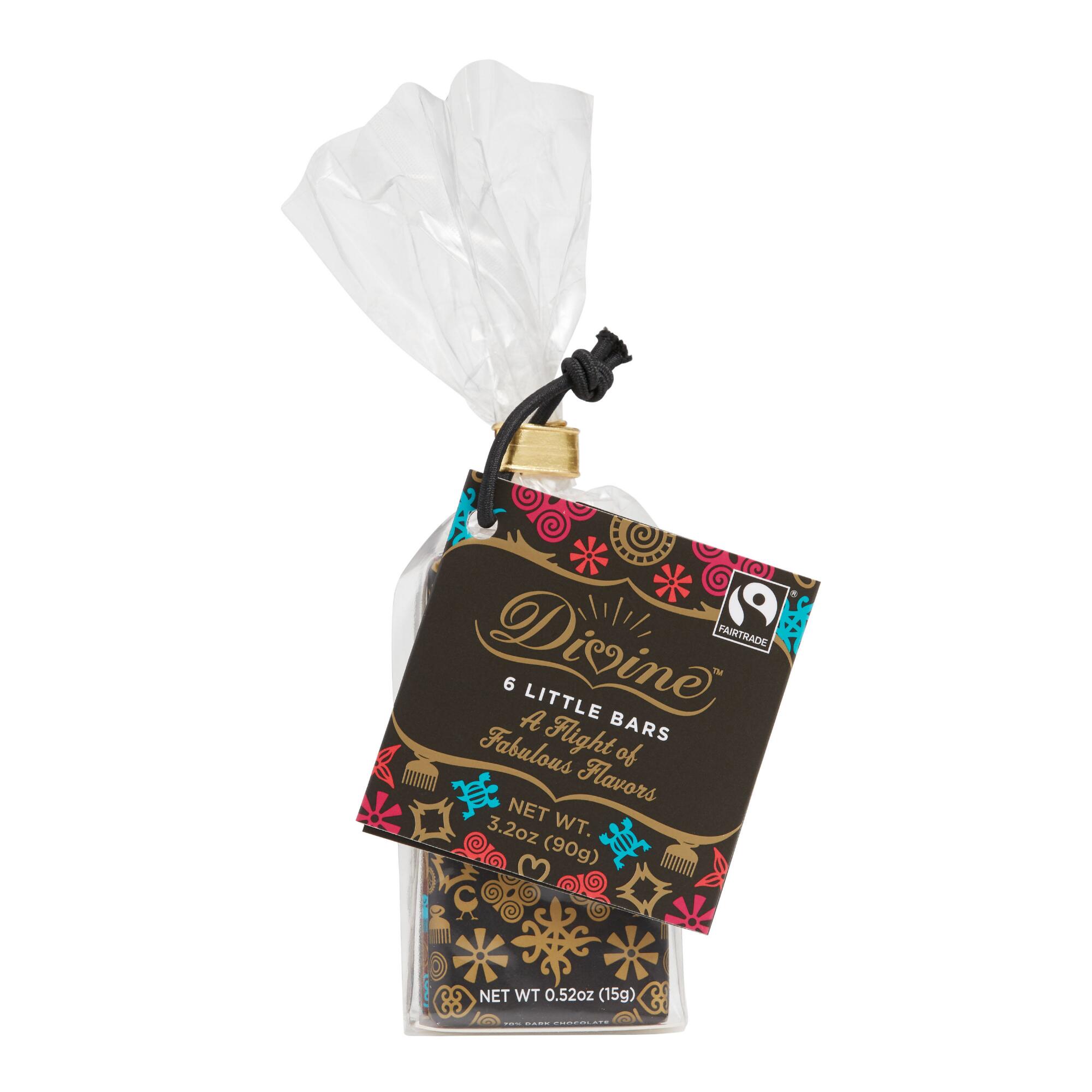 Mini Divine Chocolate Bar Flight 6 Pack by World Market
