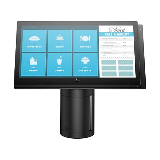 HP ElitePOS 141 14" All-in-One POS Terminal, Black (1NW77UT#ABA)