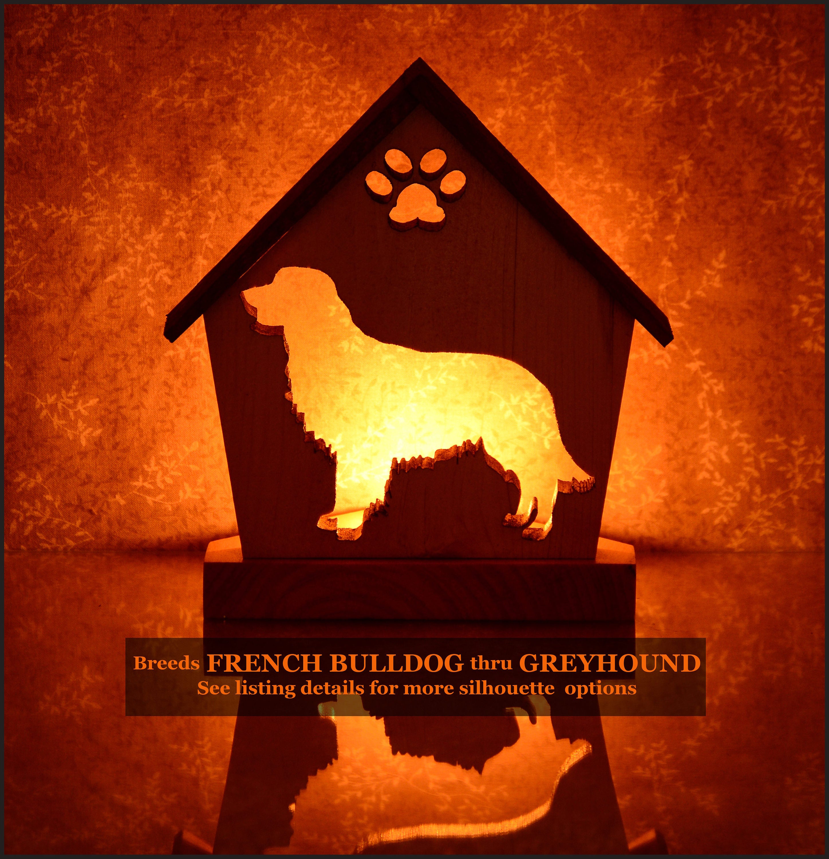 Personalized Gift For Dog Loverspet Memorialcandle Tealight Holder | Frenchgoldengreat Danegreyhound Unique Giftspet Sympathy