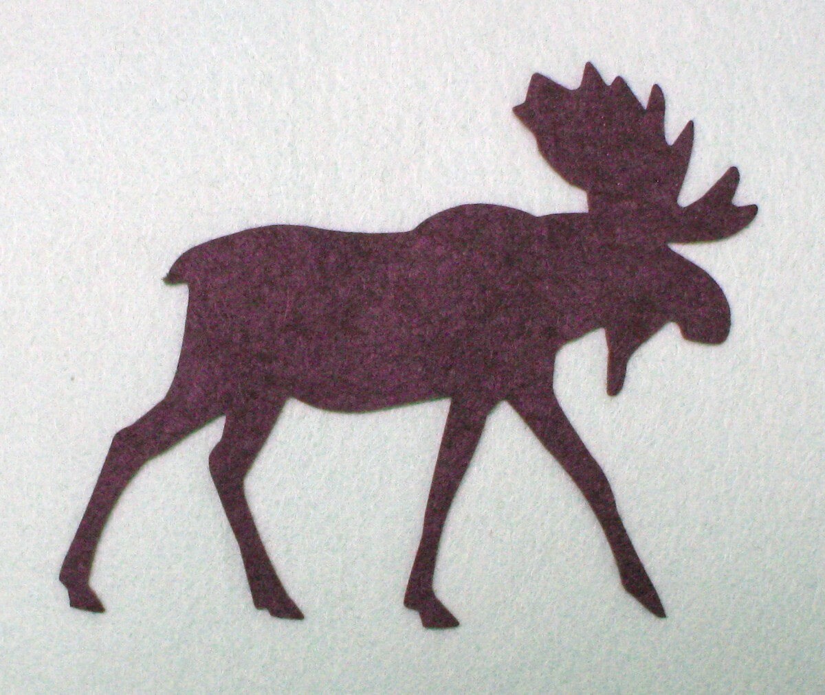 Wool Felt Blend, Diecut Moose, Diy, Appliques, Precision Die Cut, Nine Moose, Quilting, Scrapbooking