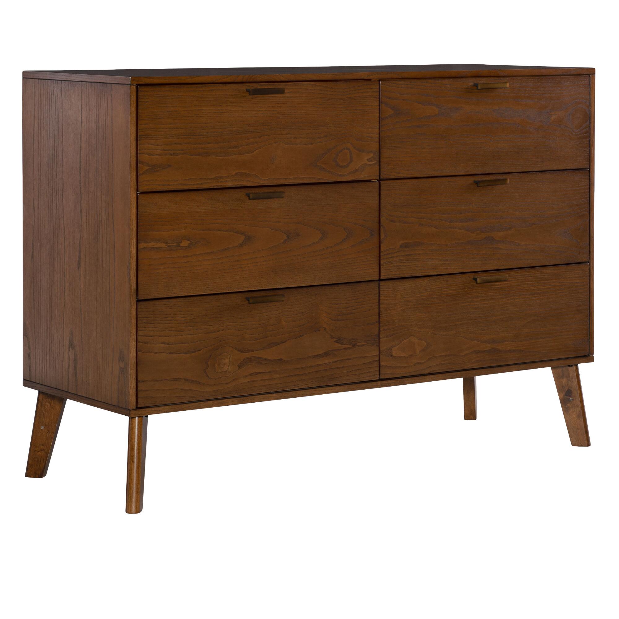 Walnut Mid Century Jackson Dresser: Brown by World Market