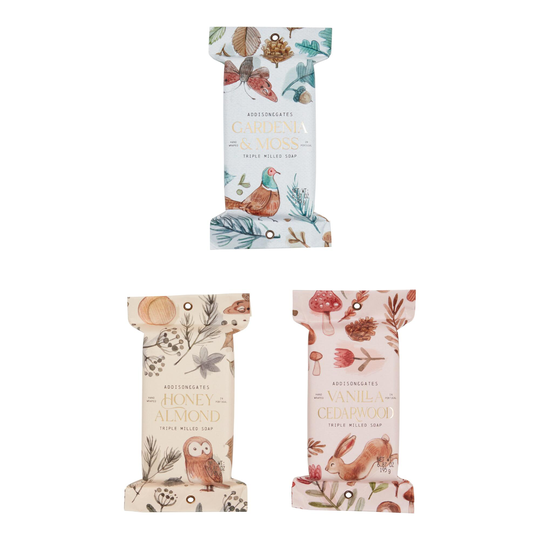 A&G Woodland Foliage Bar Soap: Blue - Paper by World Market