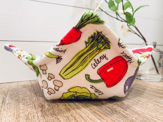 Vegetable Bowl Cozy, Healthy Gift, Organic, Gardner Summer Birthday Mother's Day Housewarming Gift