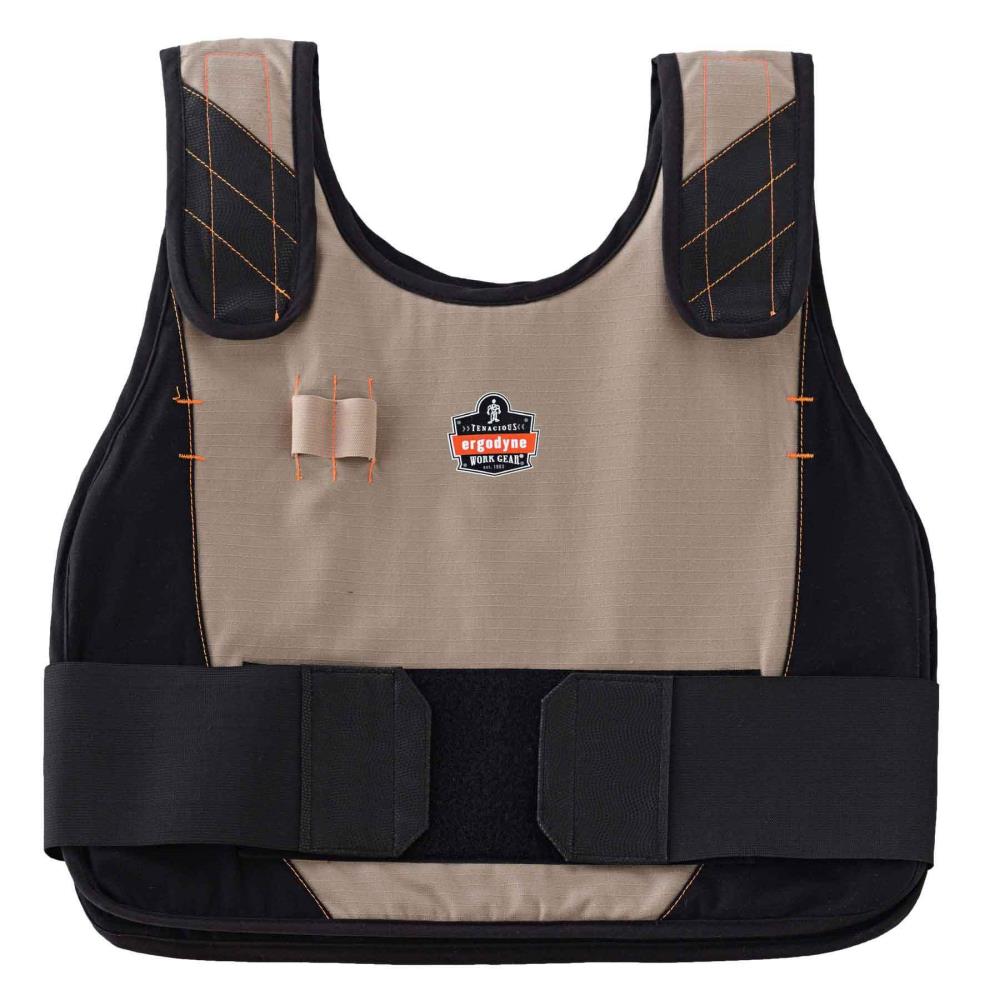 Ergodyne Khaki Modacrylic/Cotton Blend/Polyester Cooling Vest in Off-White | 12204