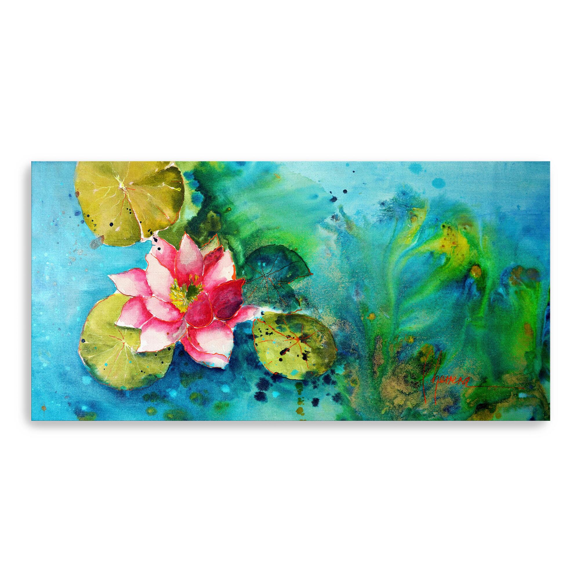 Horizontal Flores VI By Leticia Herrera Canvas Wall Art: Multi - Medium by World Market