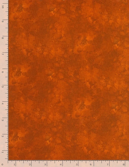Rust Orange Solid-Ish Blender Kimberly Einmo 44 Inches Wide 100% Quilting Cotton Fabric Tt-C6100-Kim-Rust