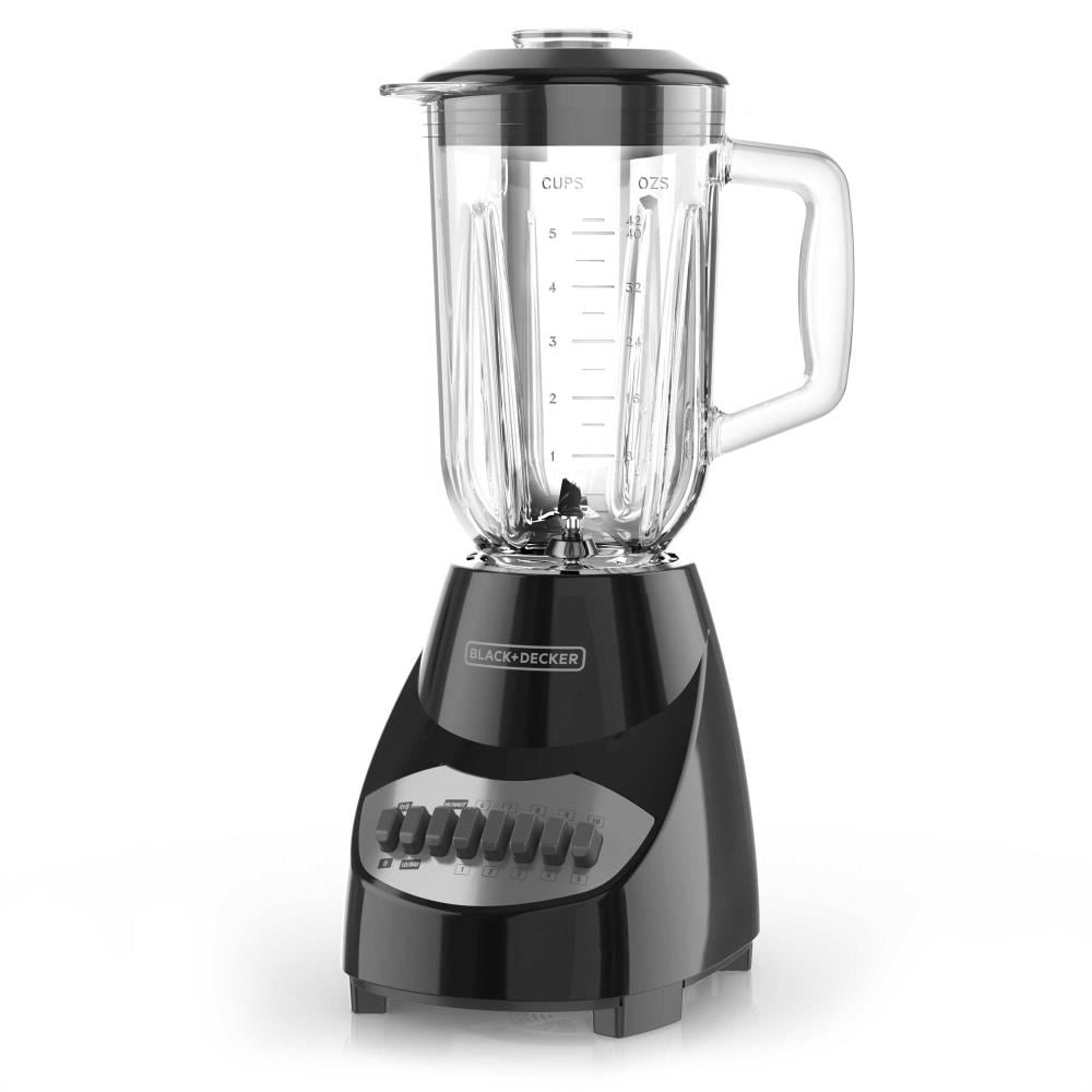 BLACK+DECKER 40-oz Black 550-Watt Pulse Control Blender Stainless Steel | BL2010BG
