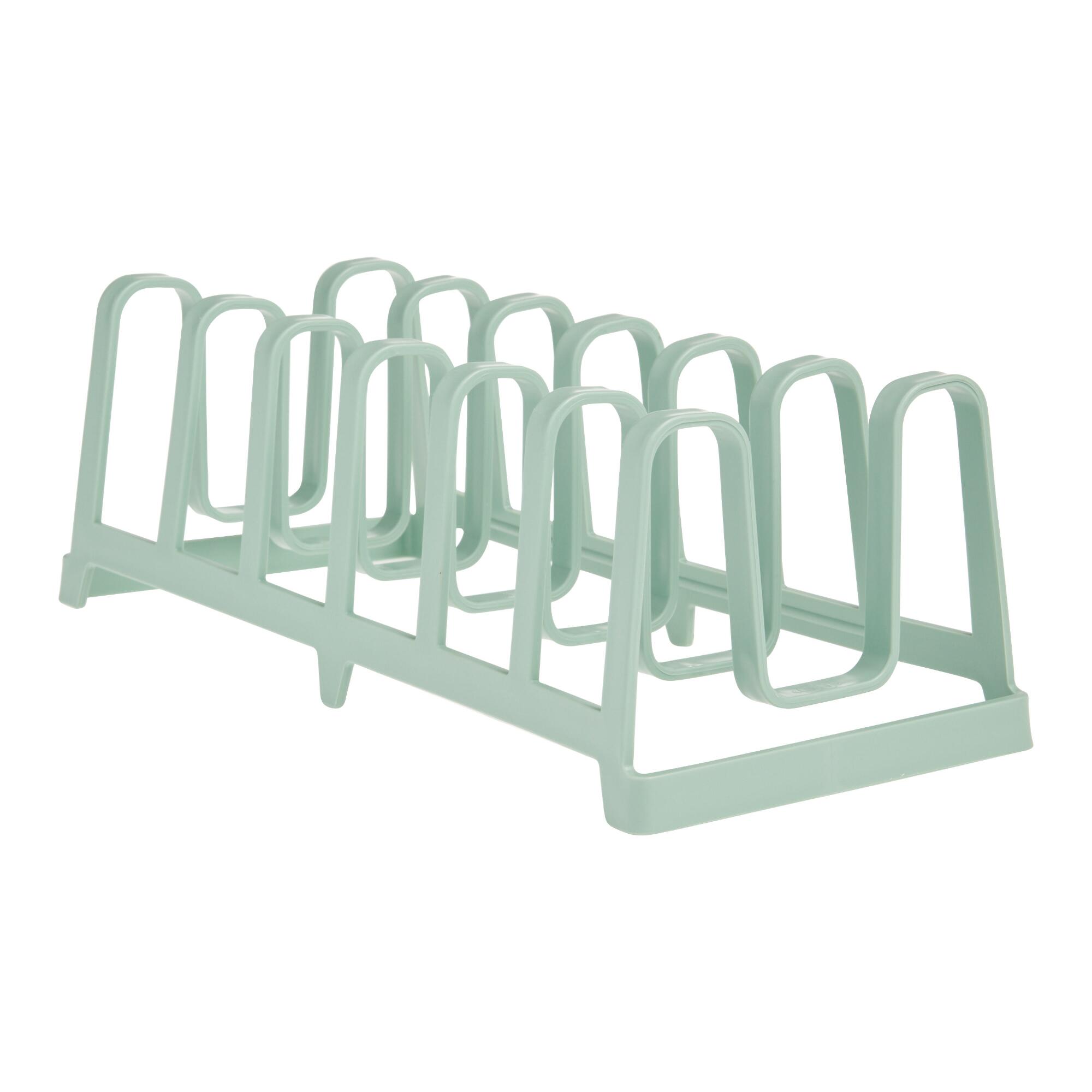 Sage Green Multi Purpose Kitchen Organizer - Polypropylene by World Market