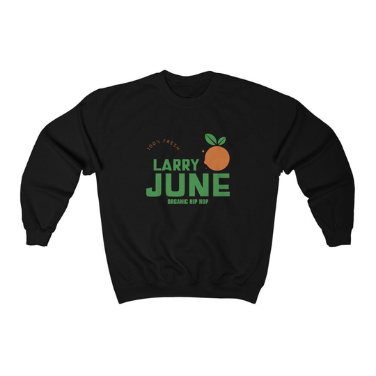 Larry June Organic Hip Hop Heavy Blend Crewneck Sweatshirt 2