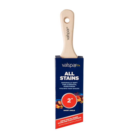 Valspar 2-in Angle Stain Brush Natural Bristle- Polyester Blend Paint Brush | 882567350