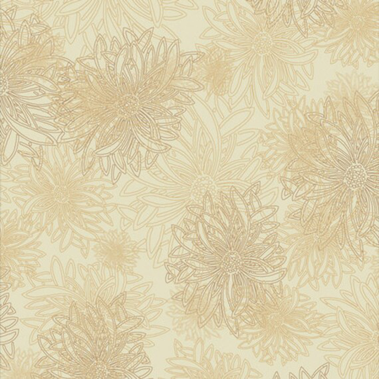 Art Gallery Fabrics Floral Elements in Color Sand | Beautiful Off-White/Beige Blender Fe-504