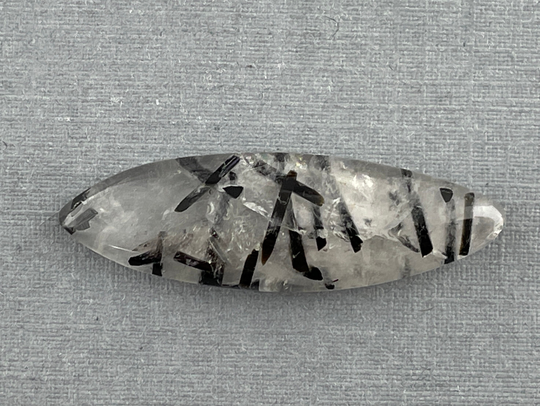 Tourmalinated Quartz Marquise | Natural Loose Gemstone Qt206