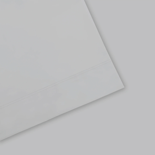 COLOR SENSE 800TC Easy Care Sateen King 800-Thread Count Cotton Polyester Blend Light Gray Bed Sheet | 8903062033875