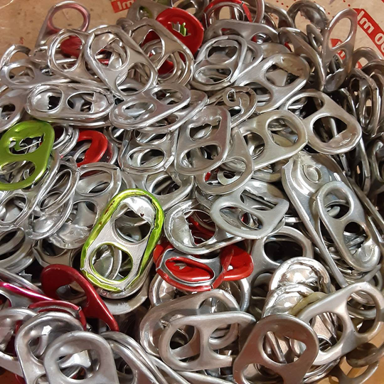 3 Cups Of Pull Tabs, Bulk Lot Aluminum Soda Tabs Pop