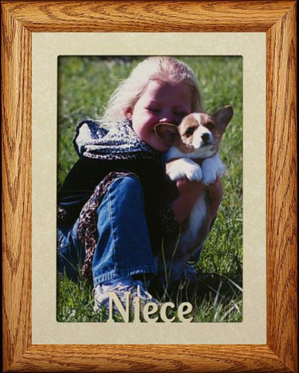 5x7 Jumbo ~ Niece Photo Frame Holds A Christmas, Birthday Wonderful Gift For An Aunt Or Uncle Niece