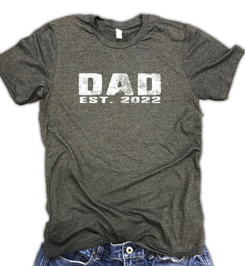 Dad Est 2022 Soft Blend Unisex Shirt - Expecting Dad Shirt, New Gift, Daddy Shirt, Dad Shirt Christmas