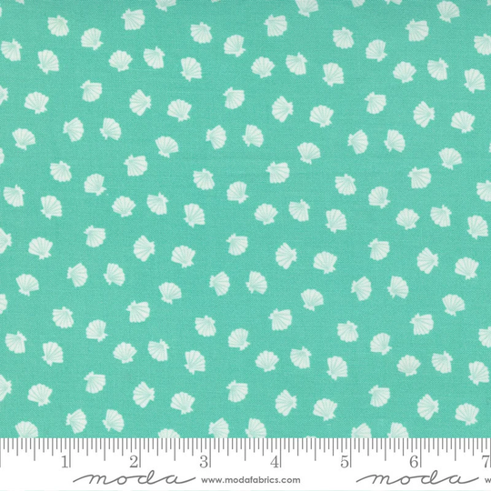 The Sea & Me - Spray Shell Blender By Stacy Iest Hsu For Moda Fabrics Sold Continuous Yard in Stock Ships Today