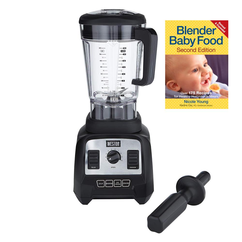 Weston 64-oz Black 1800-Watt Pulse Control Blender | 170609