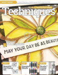 Stamping Techniques Magazine by CraftyPerson: Collection 6 - Stampin' Blends and Brusho Crystal Colour Debbie McNeill Author
