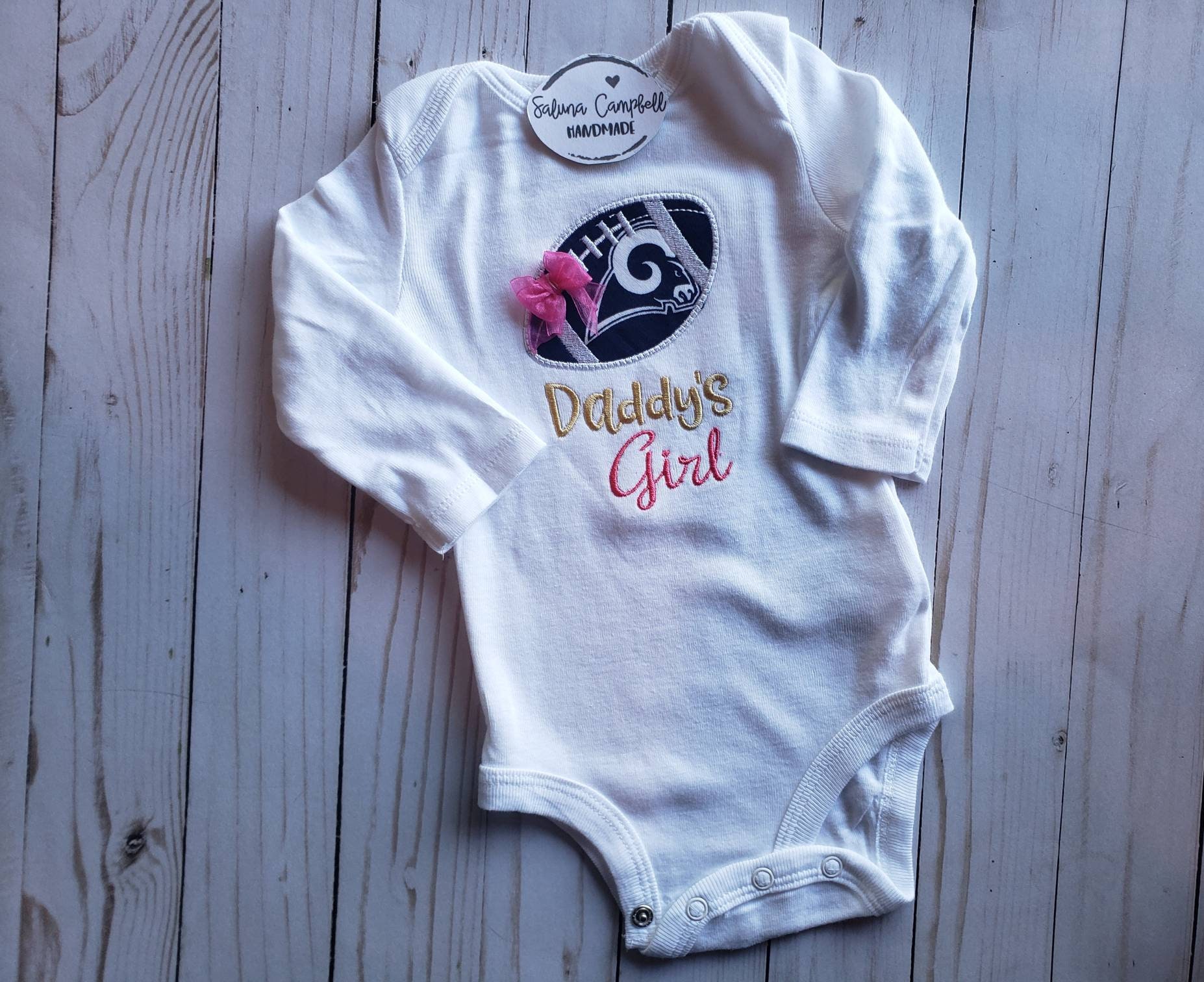La Rams Inspired Daddy's Girl Shirt Or Bodysuit