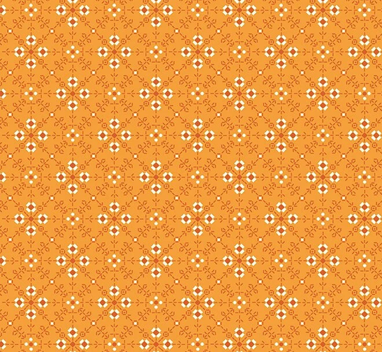 Bee Plaids Homemade Mac "N Cheese By Lori Holt For Riley Blake, 1/2 Yard - Cut Continuously, C12029-Macncheese