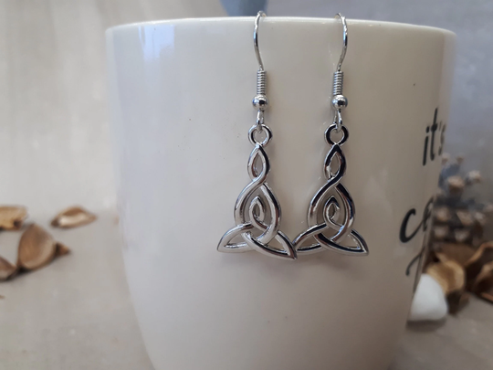 Viking Earrings For Women. Jewelry/Vikings Dangle Silver Earrings. Mjolnir | Norse Nordic Earring Pagan Jewelry Celtic
