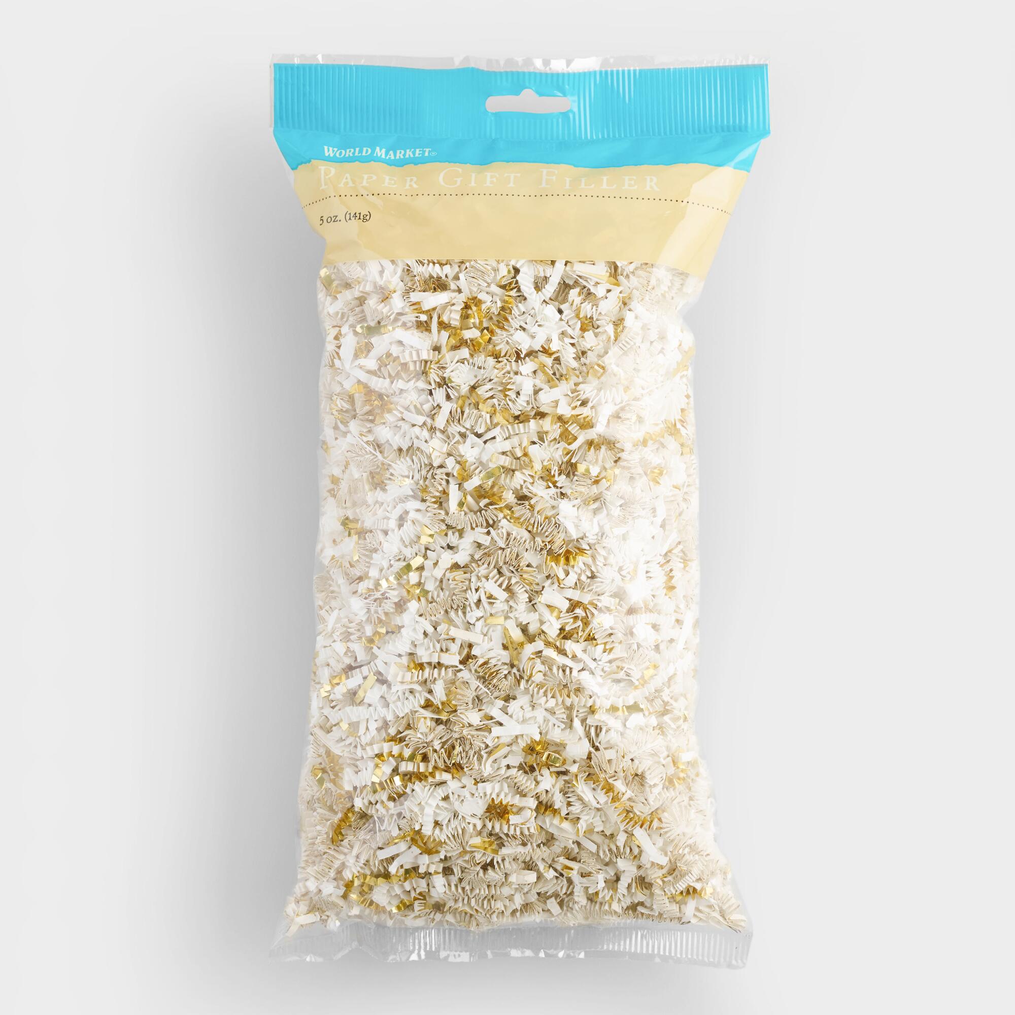 White and Gold Crinkle by World Market