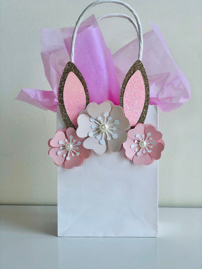 Bunny Gift Bags, Party Favor Easter Favors, Birthday Party, Theme