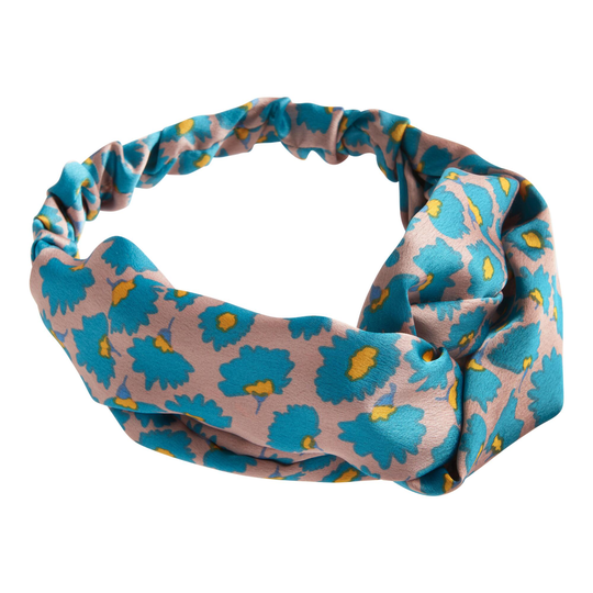 Dusty Pink Abstract Floral Knotted Headband: Multi by World Market